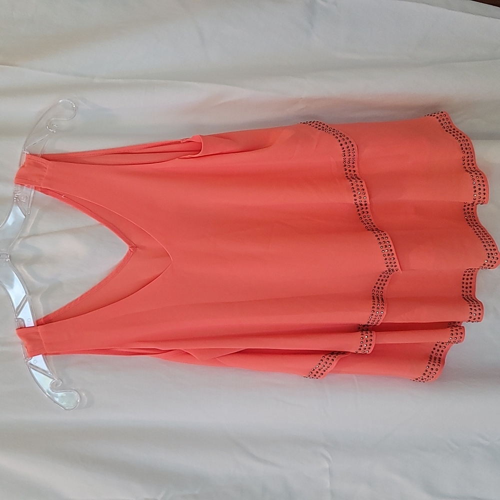 Beautiful Coral Embellished Boutique Top